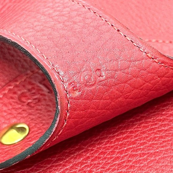 HERMES Rodeo Shoulder Bag Taurillon Clemence Red - Picture 10 of 12